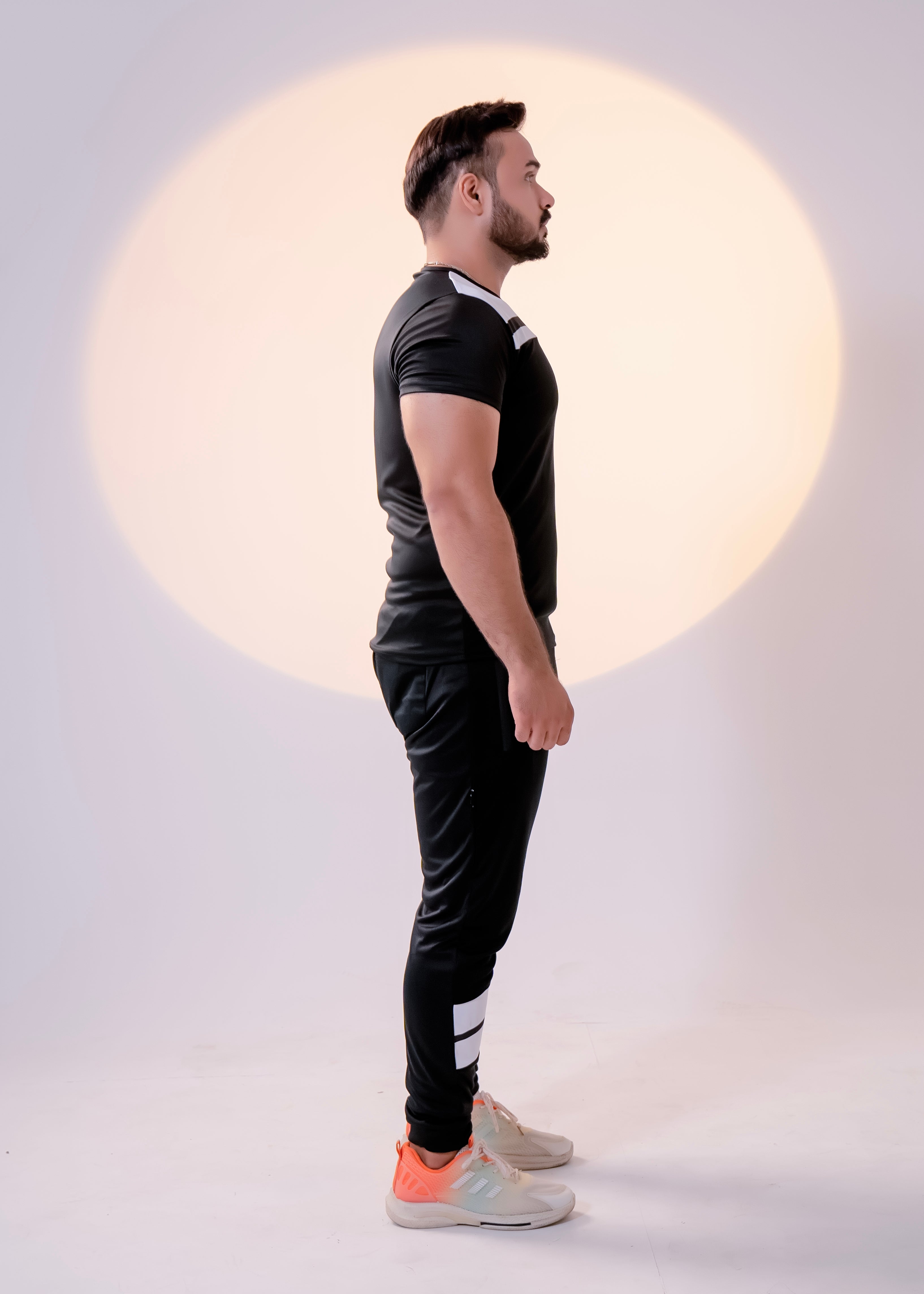 Black - Men Summer Tracksuit