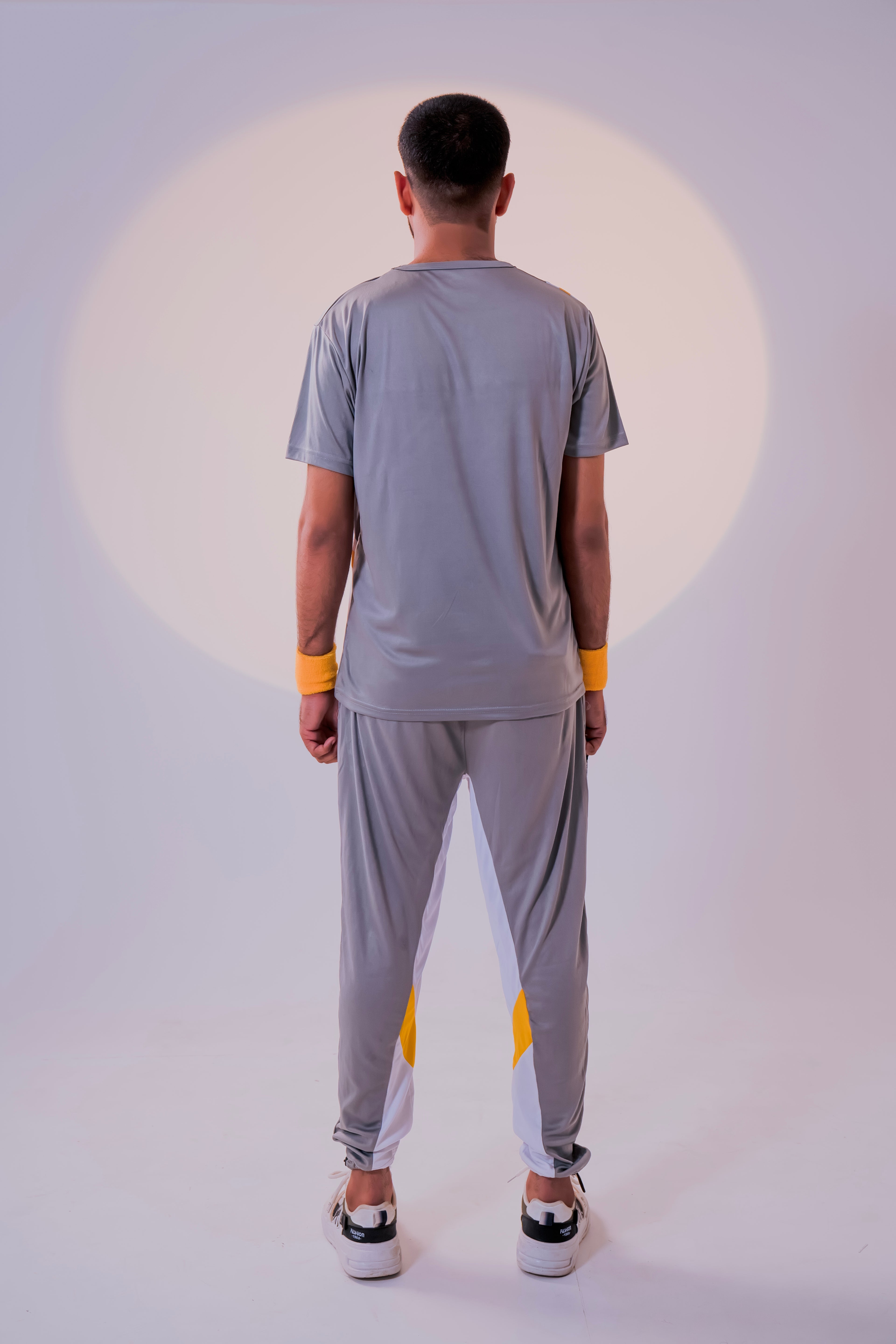Men's Stealth Tracksuit | Black & Orange Active
