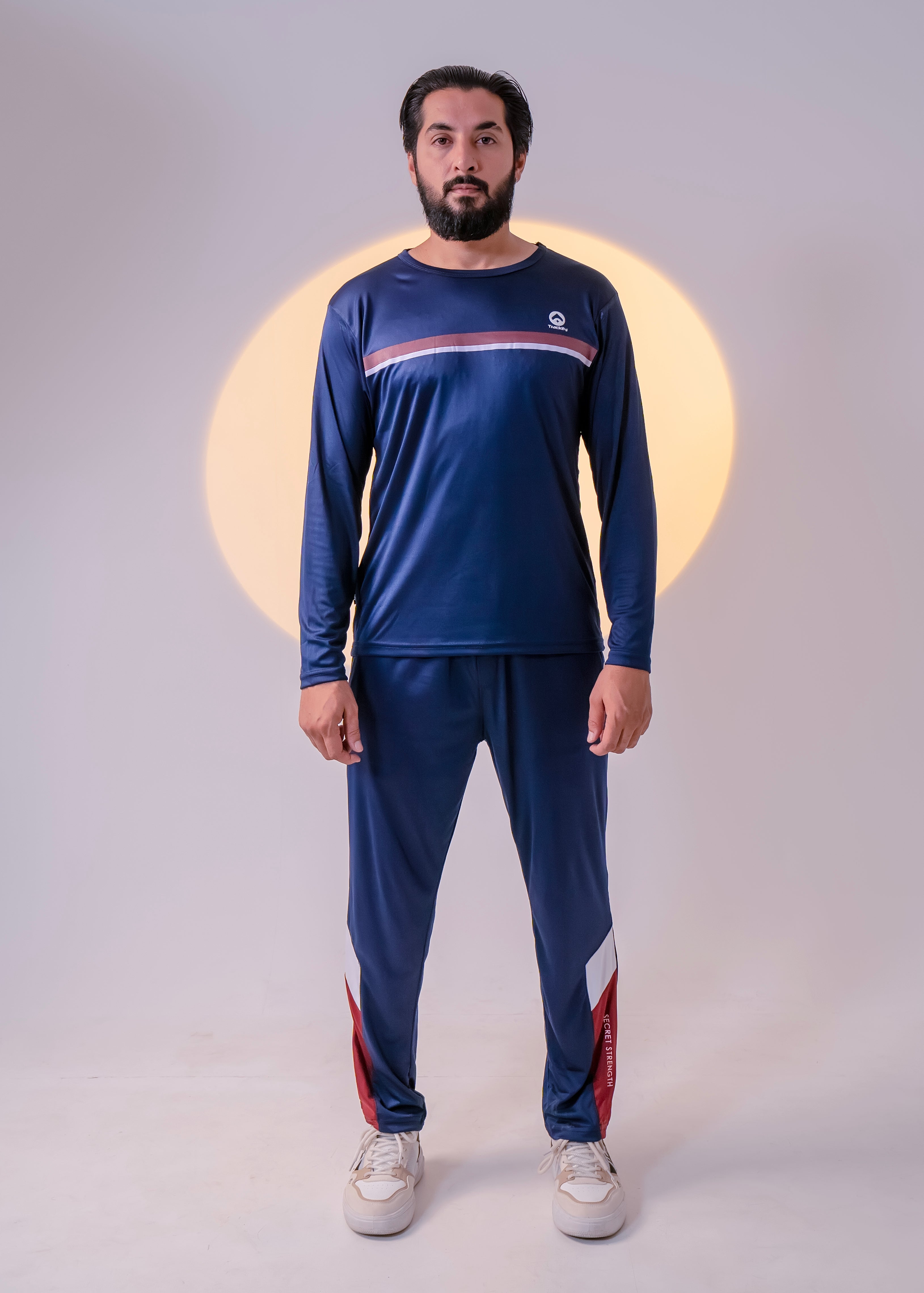 Men's Velocity Tracksuit | Royal Blue & White