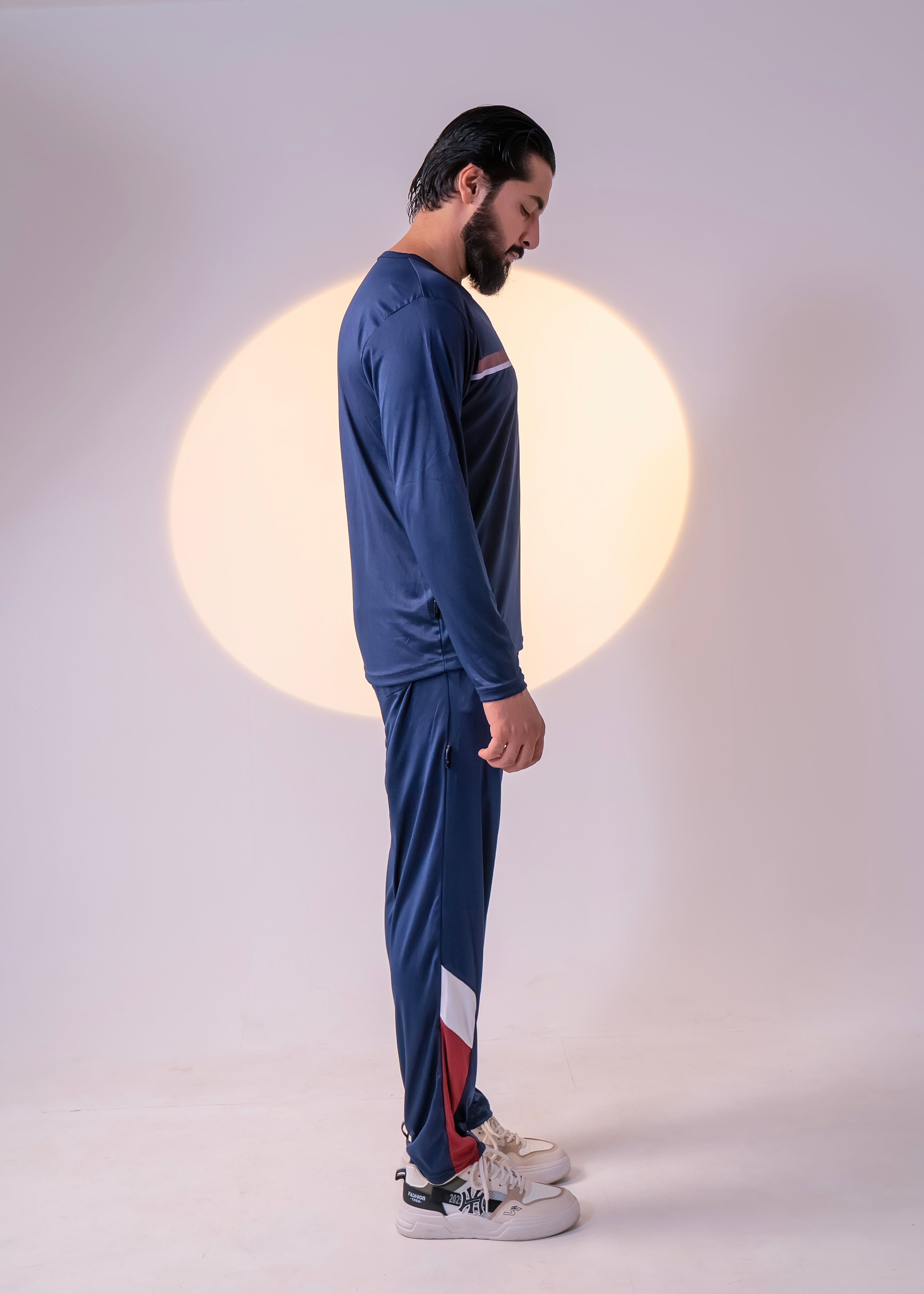 Men's Velocity Tracksuit | Royal Blue & White