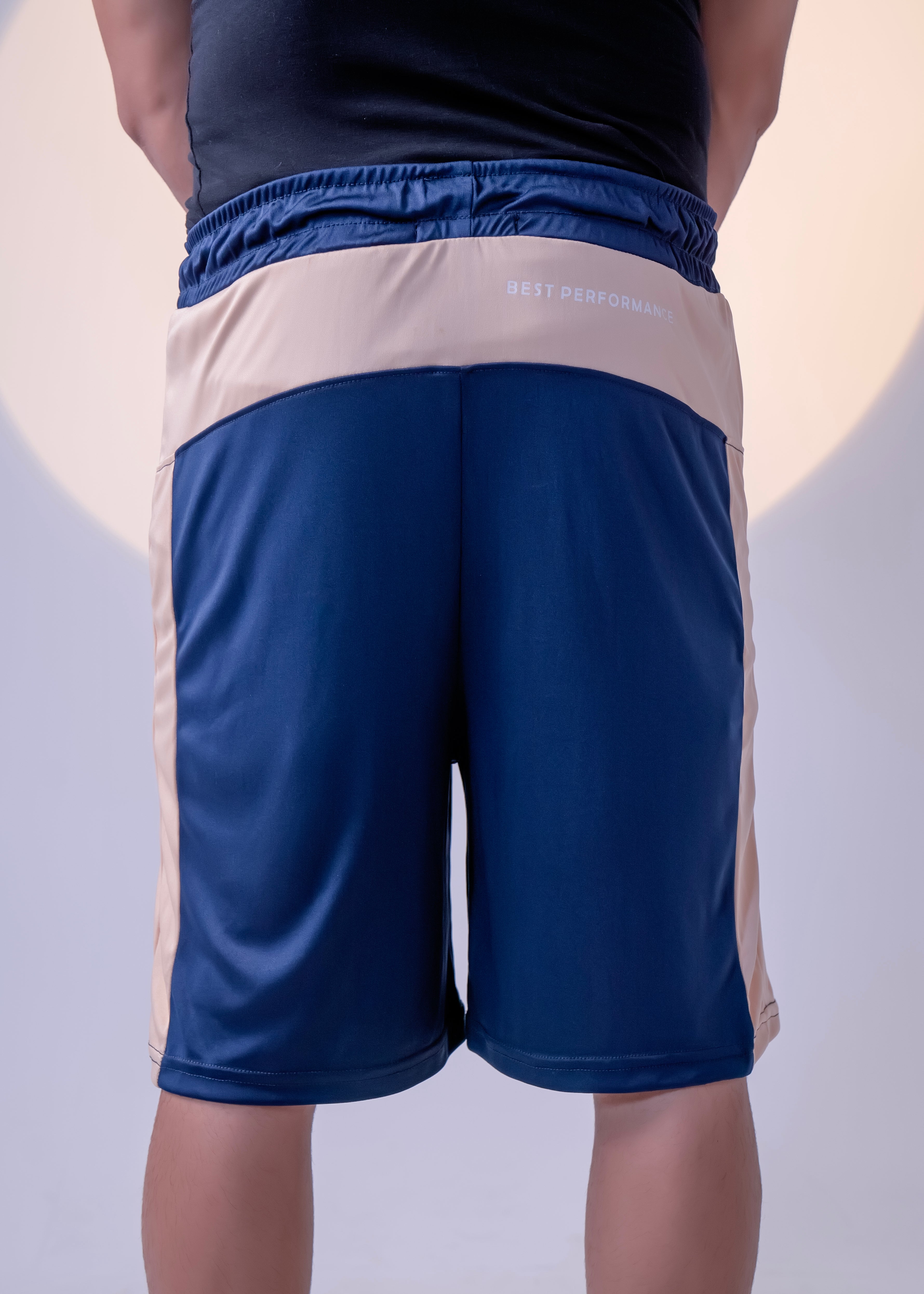 Navy/Beige - Men Summer Shorts